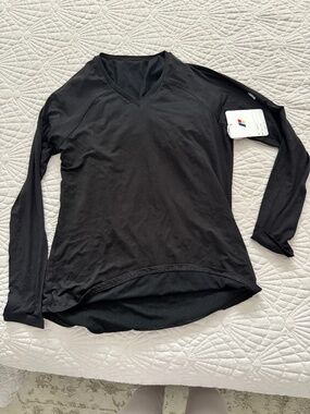 NWT Forme Science Core V Long Sleeve Black Medium Posture Shirt